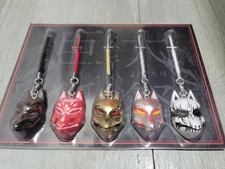 BABYMETAL Five Fox Festival Mask Keychain Charm Strap Netsuke BNIB USA Seller