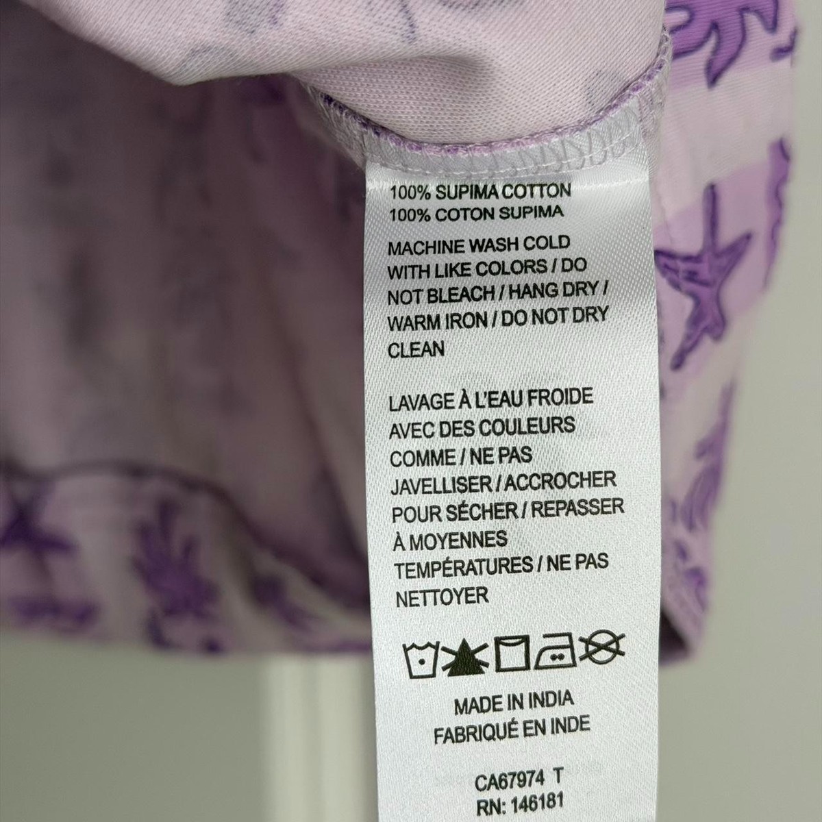 専用　1 Pink Palm Puff Pajamas in Twilight, Size Small | eBay