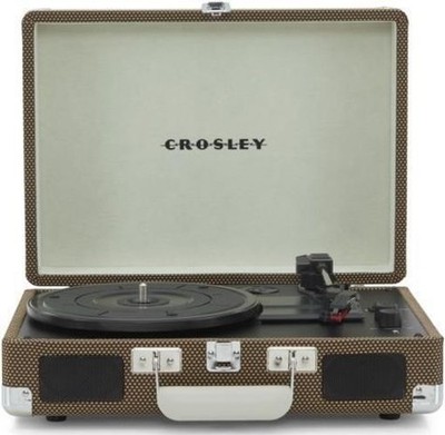 Audio & Hi-Fi - Crosley: Cruiser Plus Portable Turntable (Tweed) - Now With Blue