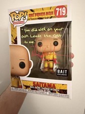 Funko Pop! Vinyl One Punch Man Saitama #719 Autographed by Max Mittelman JSA COA