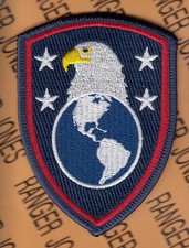 US Army Western Hemisphere Command WHC ~3.75" patch m/e