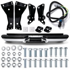 Chrome Rear Step Bumper For Chevy Silverado Gmc Sierra Ck 1500 2500 1988-2000 Chrome Rear Step Bumper For Chevy Silverado Gmc Sierra Ck 1500 2500 1988-2000