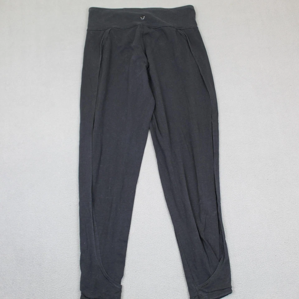 Lululemon 裤子女式 4 黑色凹槽高腰喇叭瑜伽运动健身房锻炼 — 第 4/4 张图片