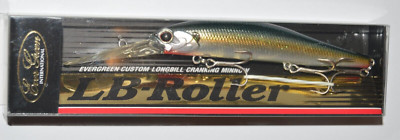evergreen lb-roller longbill minnow floating jerkbait 4'' damonde shad