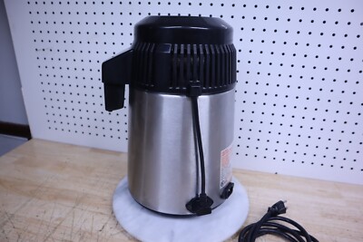 Used Working MegaHome MH943S Counter Top Water Distiller Black
