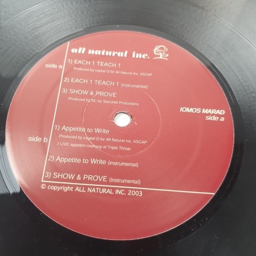 Iomos Marad jeweils 1 Teach 1 Appetite 2 Write Vinyl 12" 2003 US ganz natürlich AN-27 - Bild 3 von 4