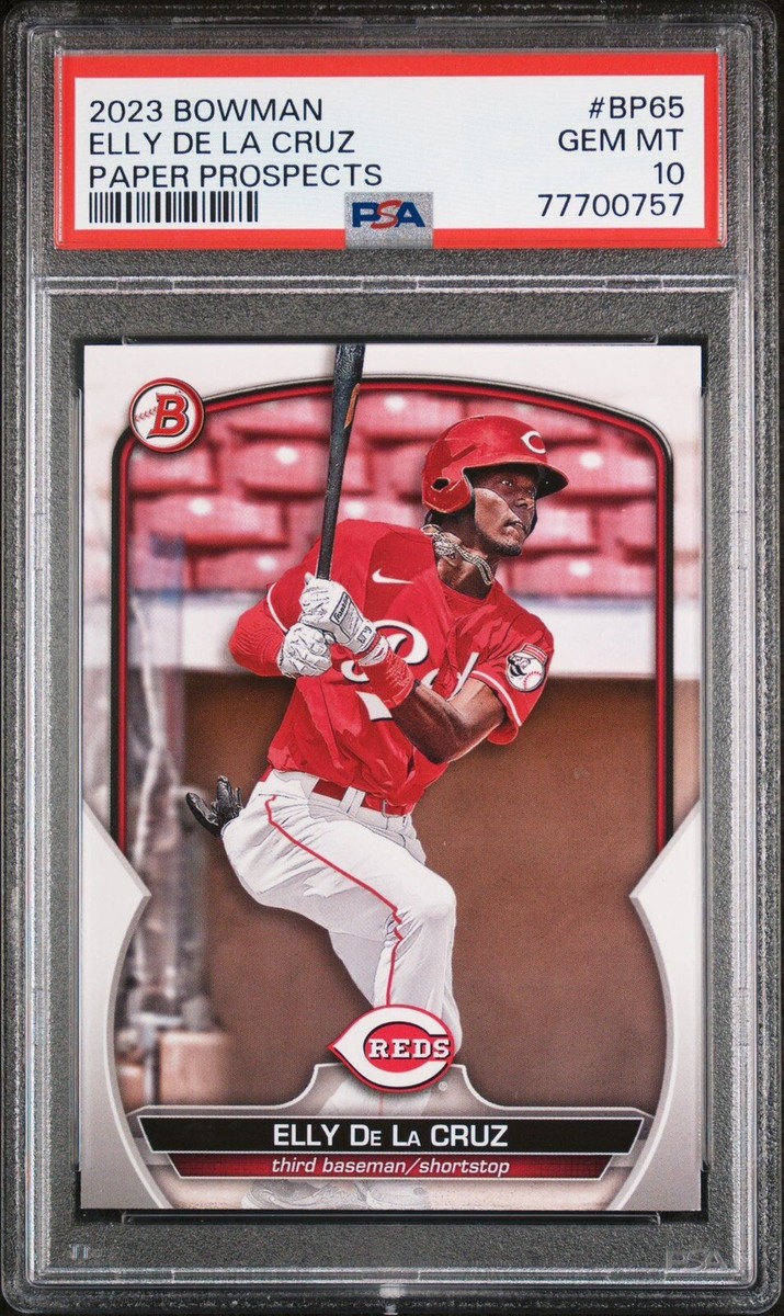 スポーツ選手 ELLY DE LA CRUZ_2022 Bowman's Best Elly De La Cruz Autographed 2022 Bowman Prospects Rookie