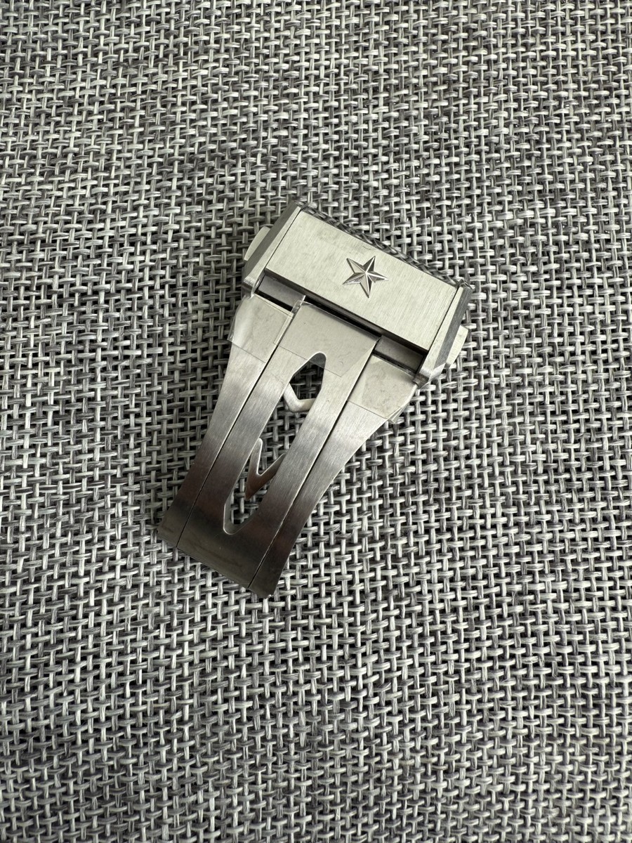 ZENITH 22MM rubber/leather band clasp for defy | eBay