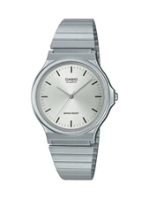 Casio Men's Quartz Silver-Tone Stainless Steel Band 35mm Watch MQ24D-7E