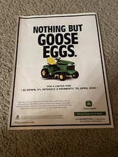 Vintage 2003 JOHN DEERE LT-160 LAWN TRACTOR RIDING MOWER PRINT AD