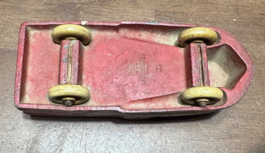 Vintage 1930's Sun Rubber Co Art Deco Streamline Delivery Truck Large 6"