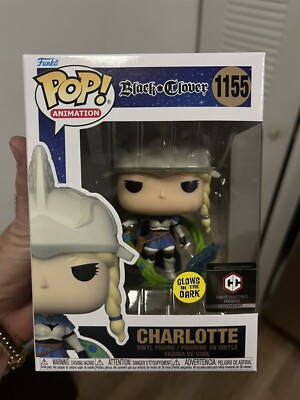 Funko POP! Charlotte Black Clover #1155 Chalice Glow in the Dark GITD Mint!!!