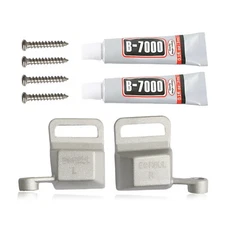 Pair Upgraded Aluminum Car Door Arm Rest Switch Panel Clip Repair Kit for GMC