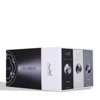 Graphite Set by Gissah Fragrances 3x 50ml Sprays - Express