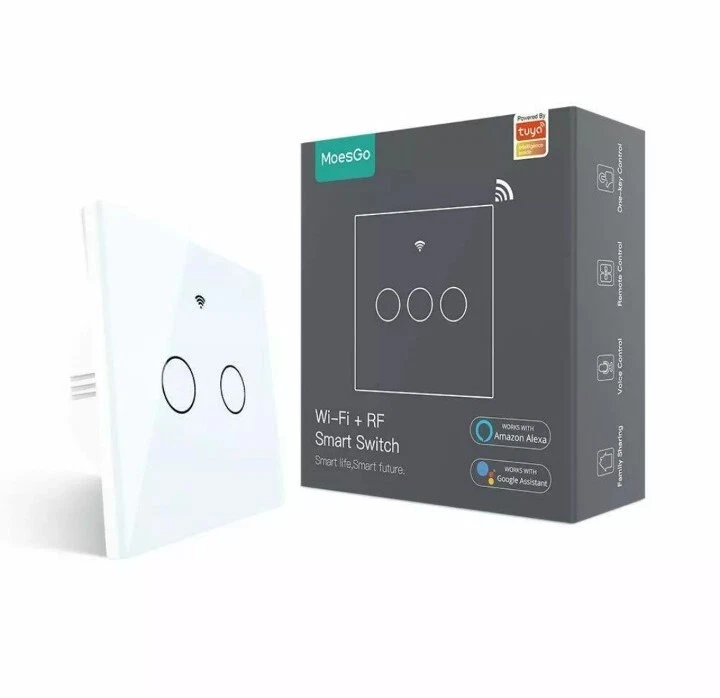 Wifi light switch smart wall 2 gang deals