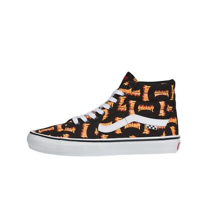 Vans Old Skool Flame Thrasher Shoes Flames Giày Vans Thrasher Vans