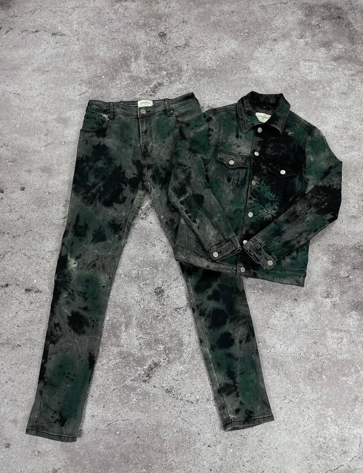 Lifted Anchors Denim Complect Suits Jeans + Jacket
