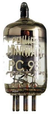 PC93 Triode, eine Elektronenröhre von Philips Miniwatt. ID19735