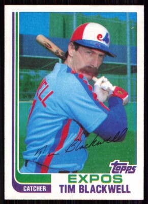 1982 Topps Traded Tim Blackwell Montreal Expos #7T