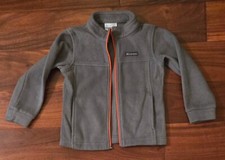 Columbia Gray Fleece Jacket Size 4T no Zipper 
