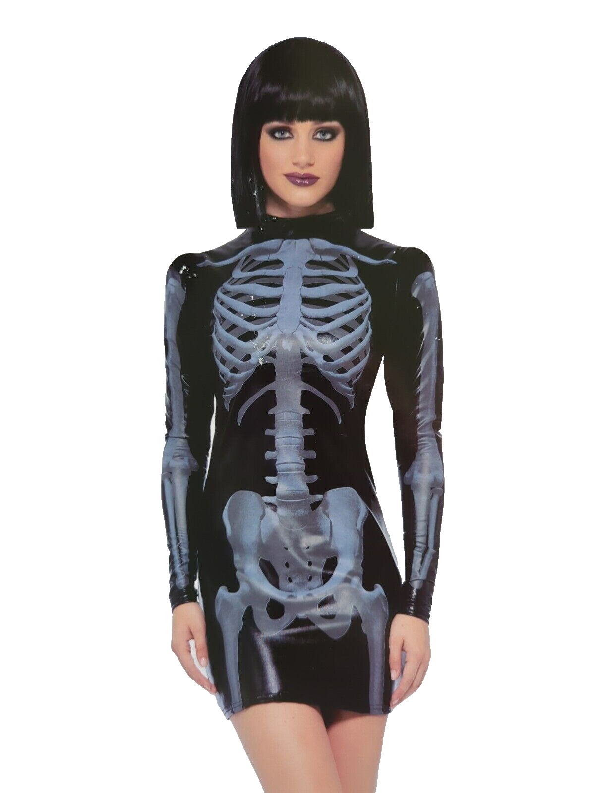 Miss Whiplash Skeleton Costume Small Halloween Outfit Fancy Dress Sexy Ladies S