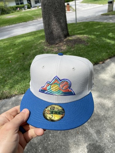 Exclusive New Era 59fifty Ocean Drive Colorado Rockies Asg 21 Patch Hat 7 1 2 Ebay
