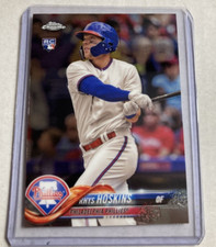 2018 Topps Chrome Update #HMT28- RHYS HOSKINS Rookie RC Card.. rookie card picture