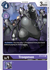 BT5-074 Troopmon C Purple Digimon 2020 TCG BT05 Battle of Omni Booster