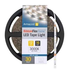 ARMACOST LIGHTING RibbonFlex Home 16 ft. (5m) 12-Volt White LED Strip Light Tape