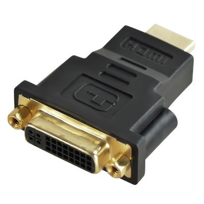 HDMI Male to DVI-D 24+1 Pin Female M-F Adapter Converter for HDTV LCD Monitor
