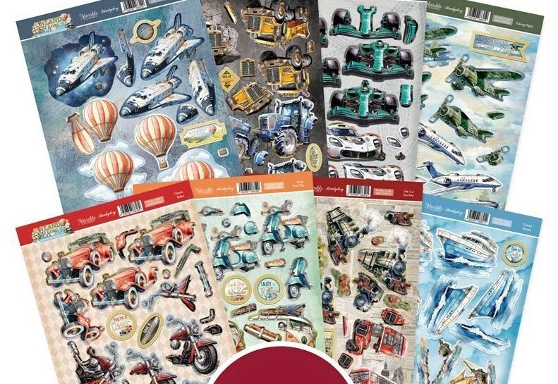 New Hunkydory -By Land, Sea and Air Decoupage Toppers 2023 - SEE OPTIONS