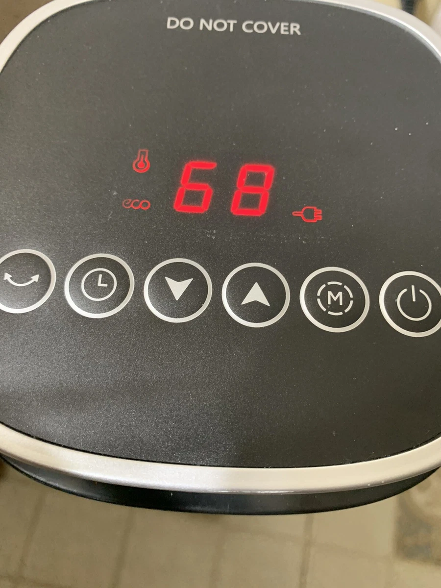 Pelonis Air Ceramic Tower Heater PSC23R4BBB Black 7.17 x 7.17 x 22.95 1,500  W | eBay