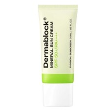 DERMABLOCK Mineral Sun Cream 35ml SPF50 PA   Sunscreen UV Sun Block Kbeauty