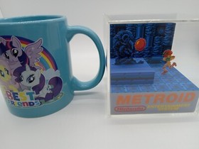 Metroid Samus finds a Chozo Shadow Box Diorama Cube NES Nintendo SNES
