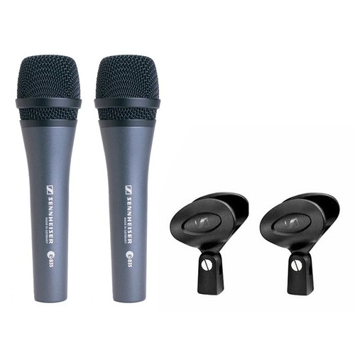 SENNHEISER E 835 coppia microfoni professionali per canto parlato live  karaoke | eBay