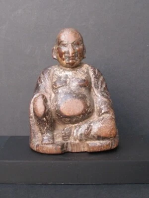 Antique Bouddha en Bois, Chine - Photo 1/4