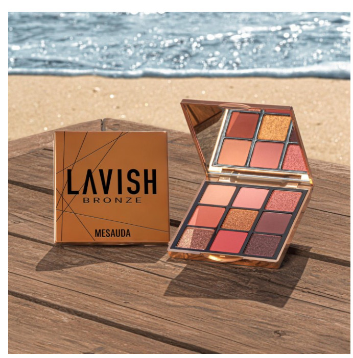 Palette Mesauda Sun Tana 9 Ombretti Cremosi Lavish Bronze Professional