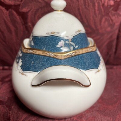 Noritake SANDHURST pattern 9742 Bone China Japan Sugar Bowl with