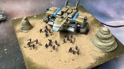 Starship troopers style sci fi VIKING DROPSHIP 15mm scale | eBay