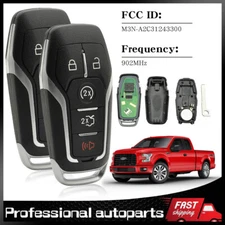 2*For 2015 2016 2017 Ford Edge Explorer Mustang Fusion Smart Prox Remote Key Fob