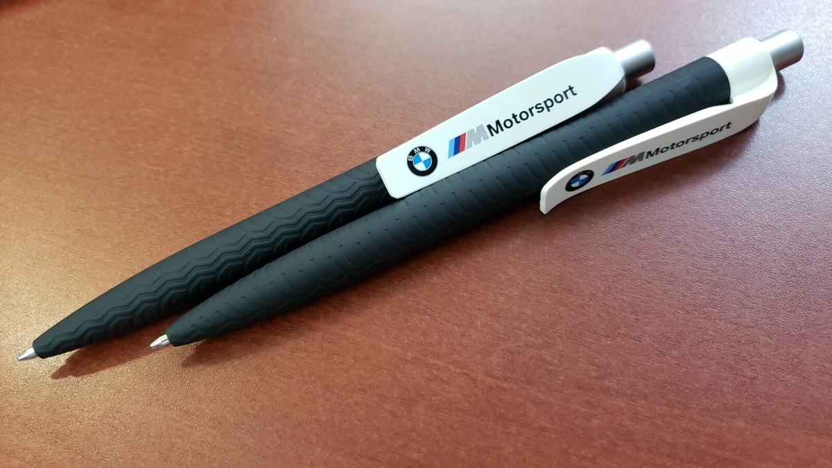 2X BMW M Motorsport Pen - 80242461134 | IMPORT BMW, REFILLABLE 