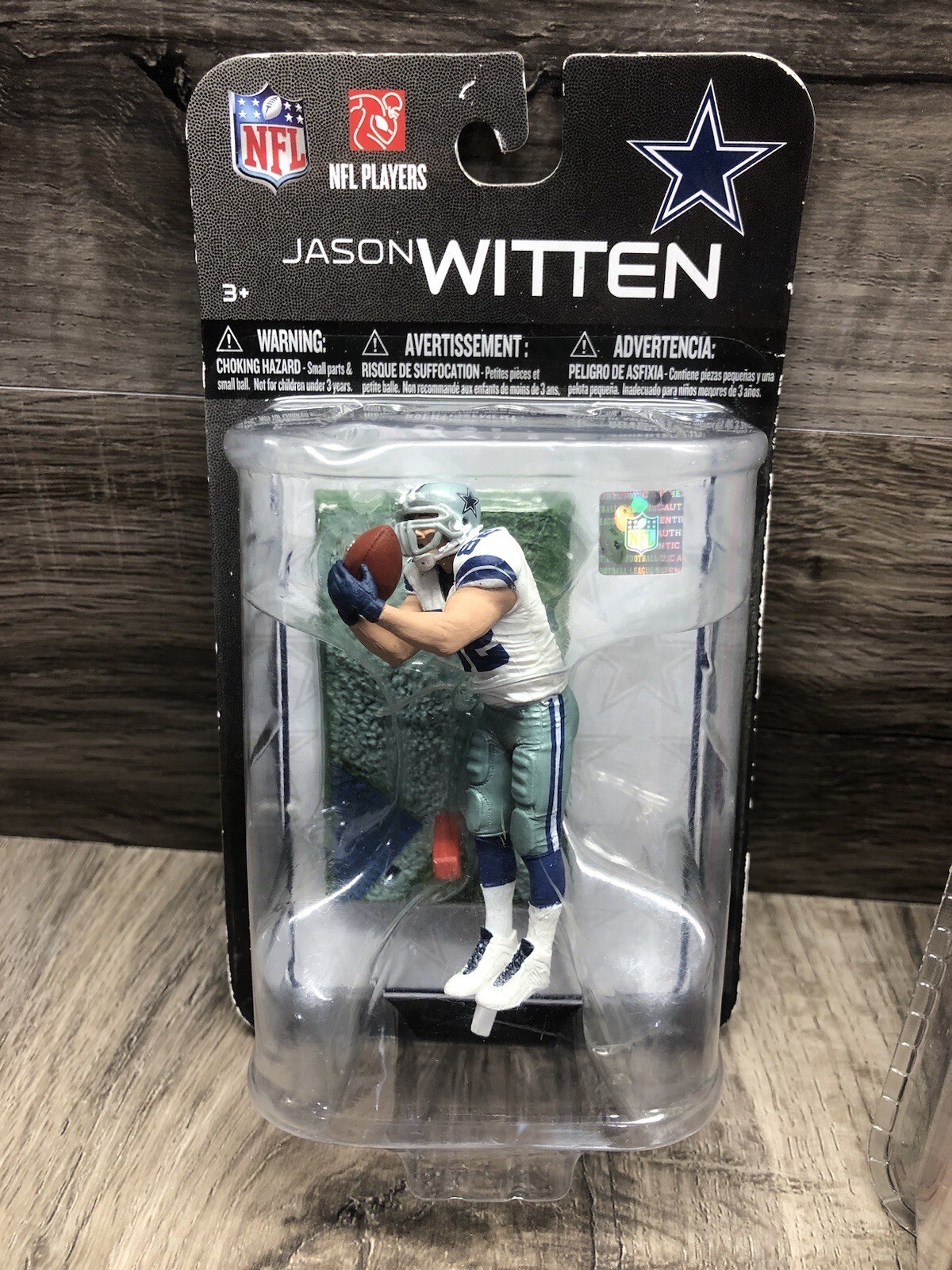 McFarlane Sports Pick NFL 3 Inch Figures Lot Of 4 Moss Bush Burress Witten