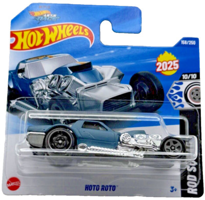 SUPER RARE 2025 HOT WHEELS ROD SQUAD #158 HOTO ROTO SHORT CARD!