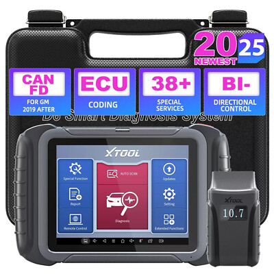 XTOOL D8 BT Bidirectional Auto Diagnostic Scanner E.CU Coding Full System Tool