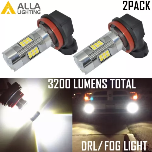 Alla Lighting H11 27-LED Driving Fog,DRL Daytime Running Light Bulb Lamp White