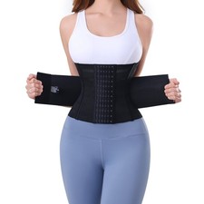 Slimming Belt Adjustable Waist Trainer for Fitness Training Sweat Belt ...