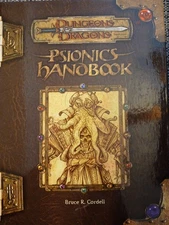 Dungeons & Dragons Psionics Handbook 2001 WTC11835 d20 3.0 Fantasy Roleplaying