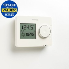 Warmup Manual Control Thermostat Programme Controller Underfloor Heating White
