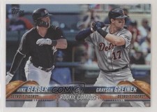 2018 Topps Update Rookie Combos Rainbow Foil Mike Gerber Grayson Greiner 4al