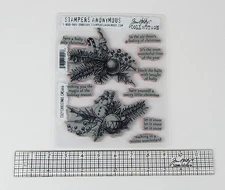 CRAFTERS! Stampers Anonymous COZY CHRISTMAS by Tim Holtz